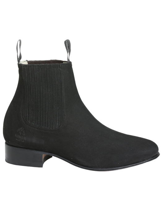 Canelo Charro Boot - Black Nubuck 3663