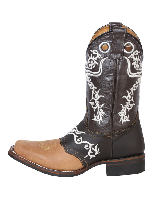 El General Rodeo Boot - Crazy Honey/ Dark Brown 33316