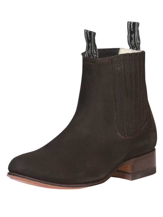 Canelo Charro Boot - Nubuck Brown 34291