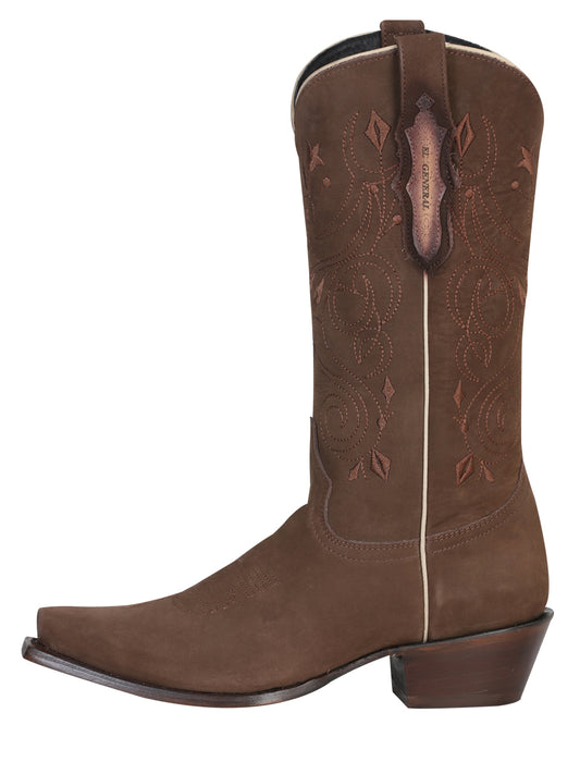 El General Limited Edition Western Boot - Nubuck Camel 34513