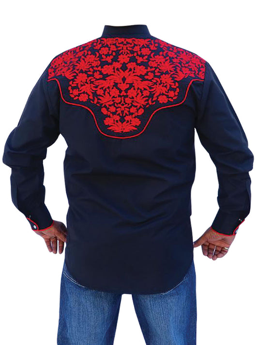 The Lord of the Skies Embroidery Shirt Black/Red 43297