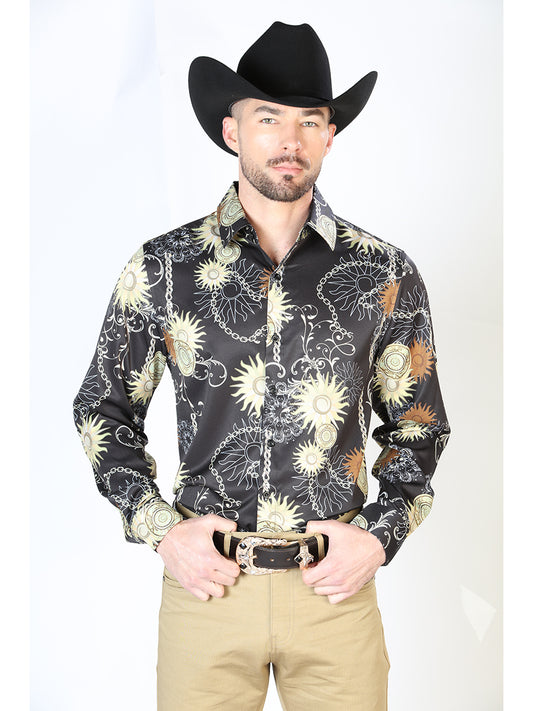 Black Gold Casual Long Sleeve Shirt 43992