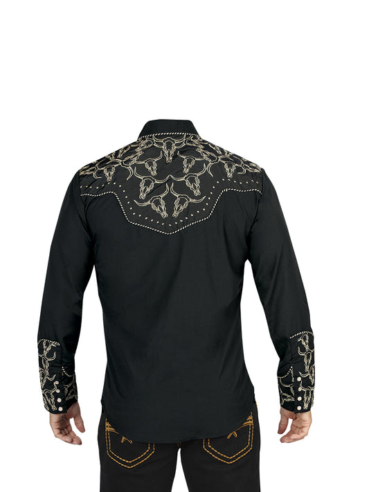 The Lord of the Skies Embroidery Shirt Black/Gold 44338