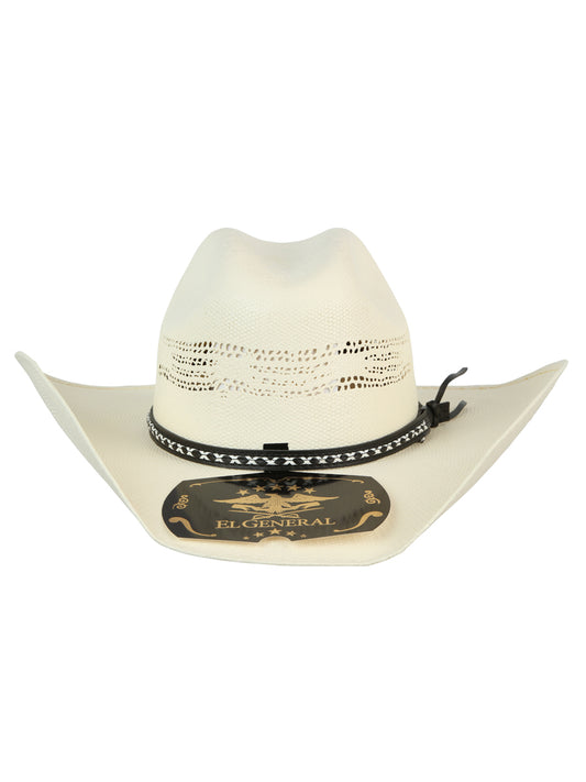 Men's El General 20X Palm Straw Western Hat - Bangora Toro 45763
