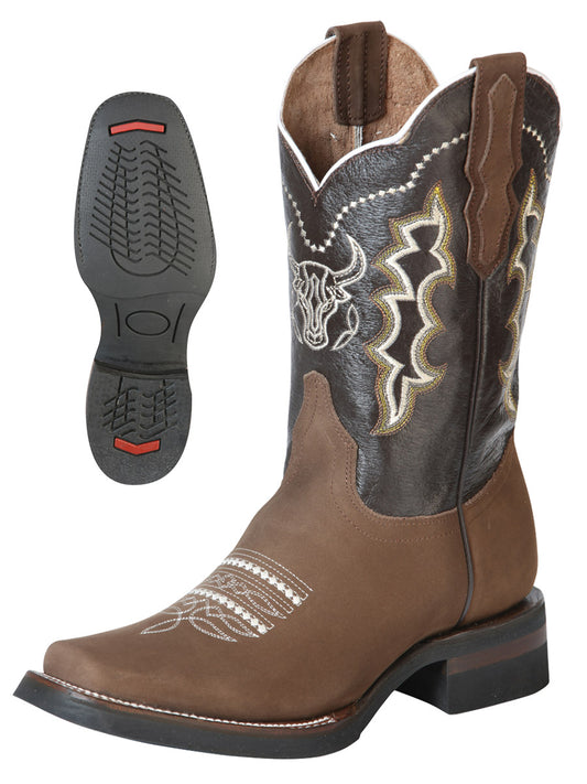 The General Rodeo Boot - Camel Nubuck 51113