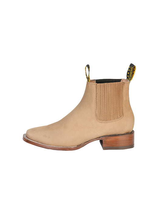 El General Men's Nubuck Ankle Boot - Nubuck Sand 126194
