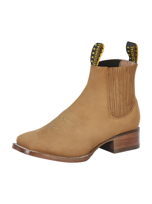 El General Men's Ankle Boots - Nubuck Old Gold
 126196