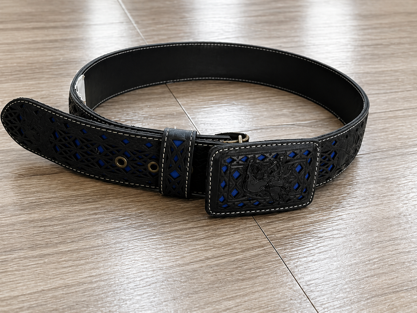 Elite Blackout Leather Belt