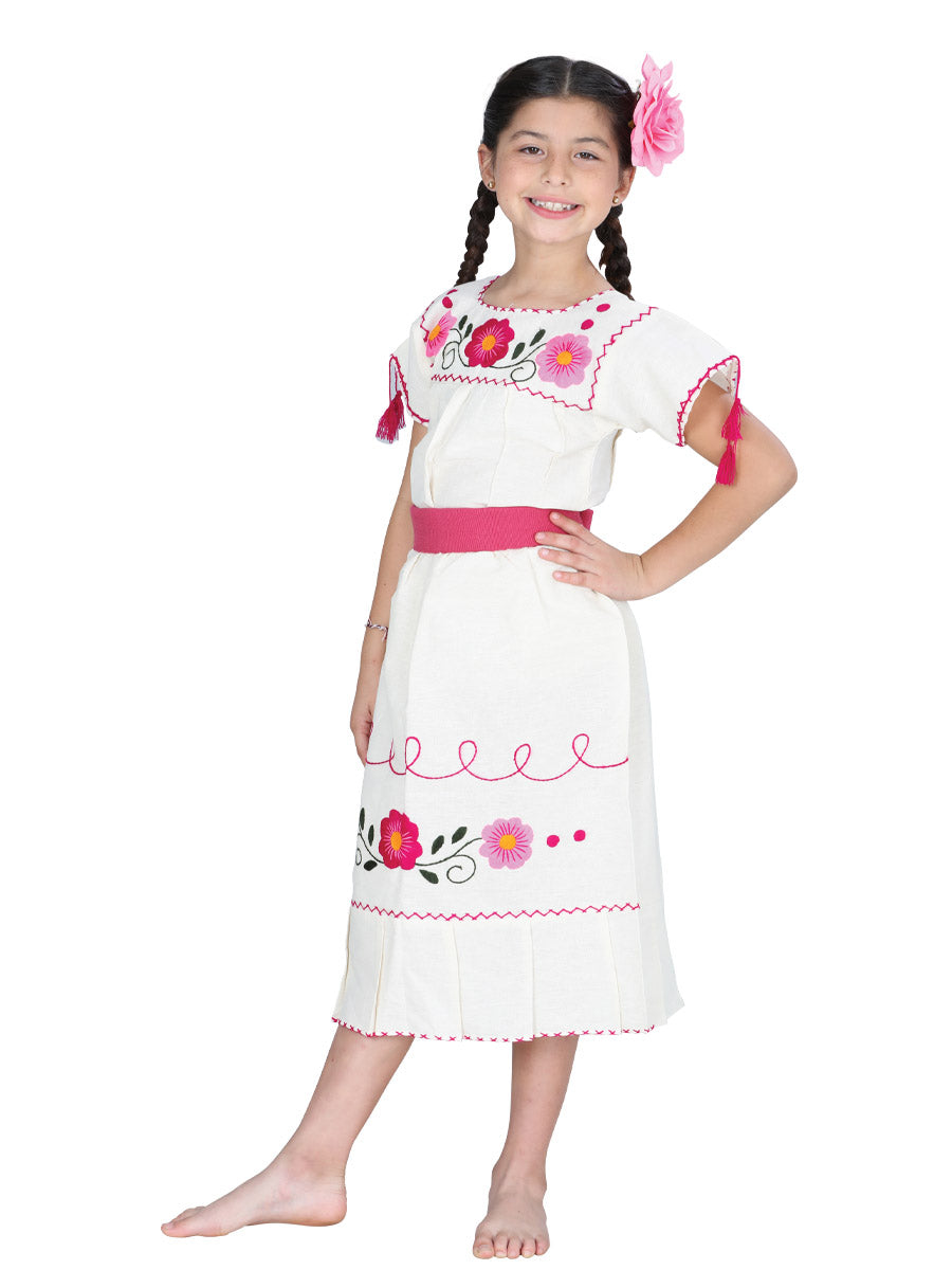 Artisanal Embroidered Set 50% Cotton, 50% Polyester Natural 601352