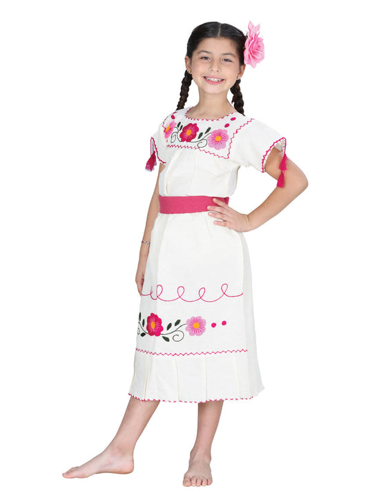 Artisanal Embroidered Set 50% Cotton, 50% Polyester Natural 601352