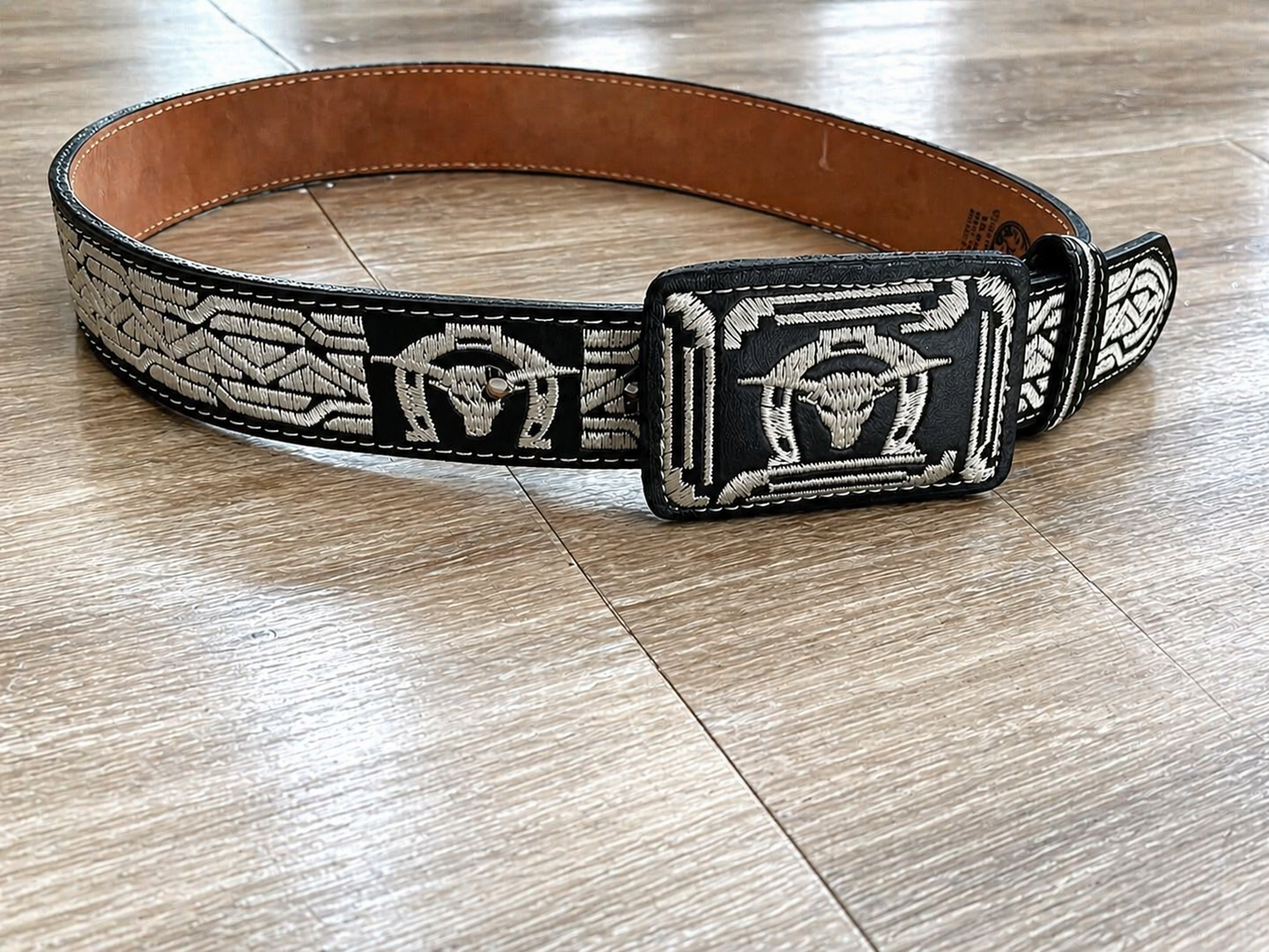 Elite Cowboy Leather Belt-Inspired look.