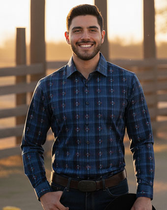 Men's Western Dress Shirt