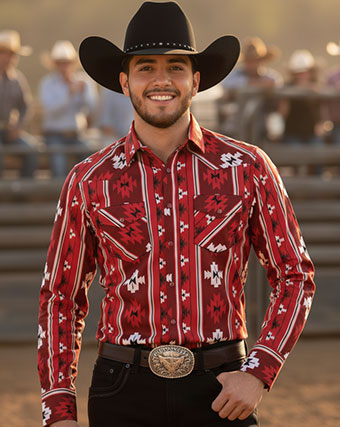 Men's Snap Button Shirt