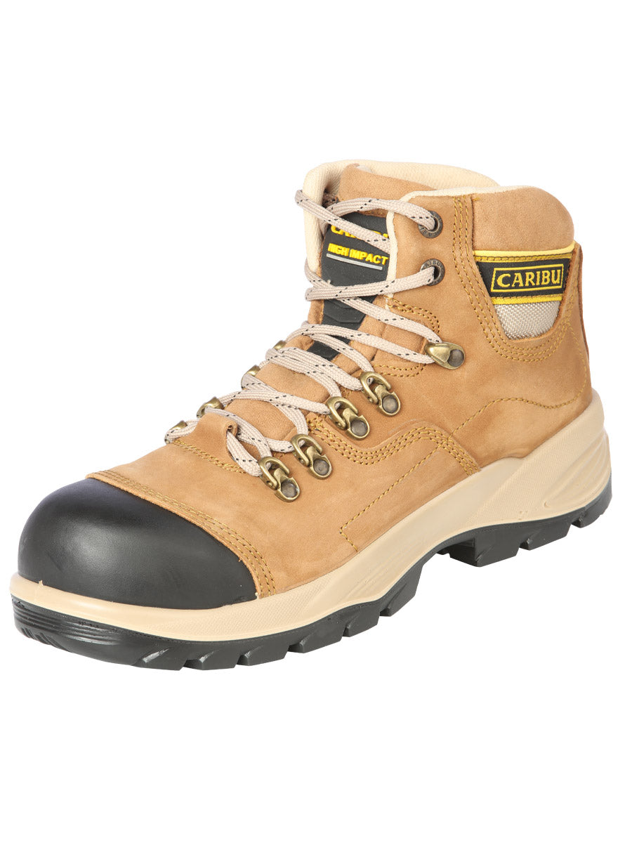Work Shoe Caribu - Nubuck Golden Brown 44361