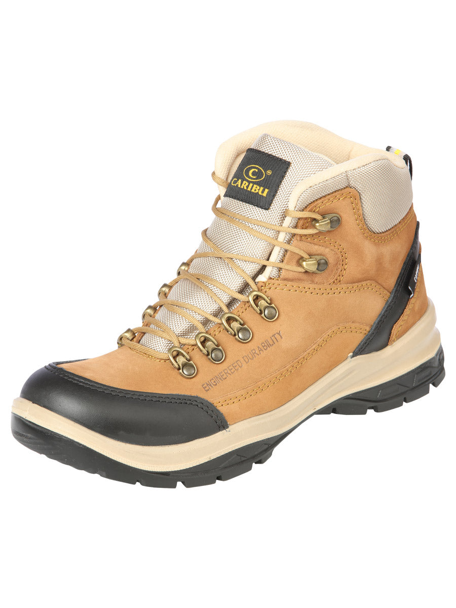 Work Shoe Caribu - Nubuck Light Brown 44364