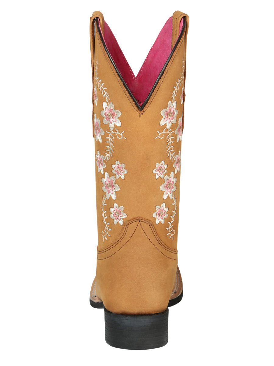 Cowboy Boot - El Geneal Rodeo - Woman Nubuck - Peach 44644