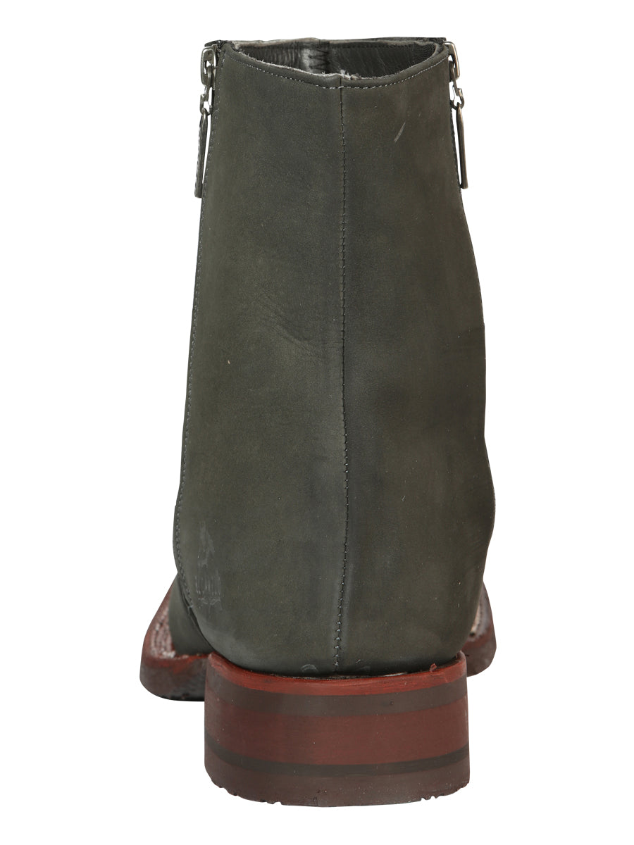 El Canelo Men's Ankle Boots - Nubuck Gray

 45213