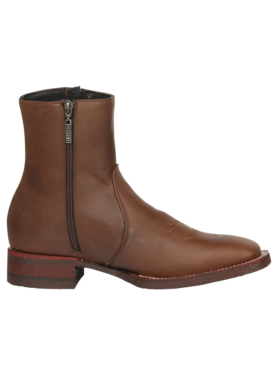 El Canelo Men's Ankle Boots - Crazy Leather Wood

 45214