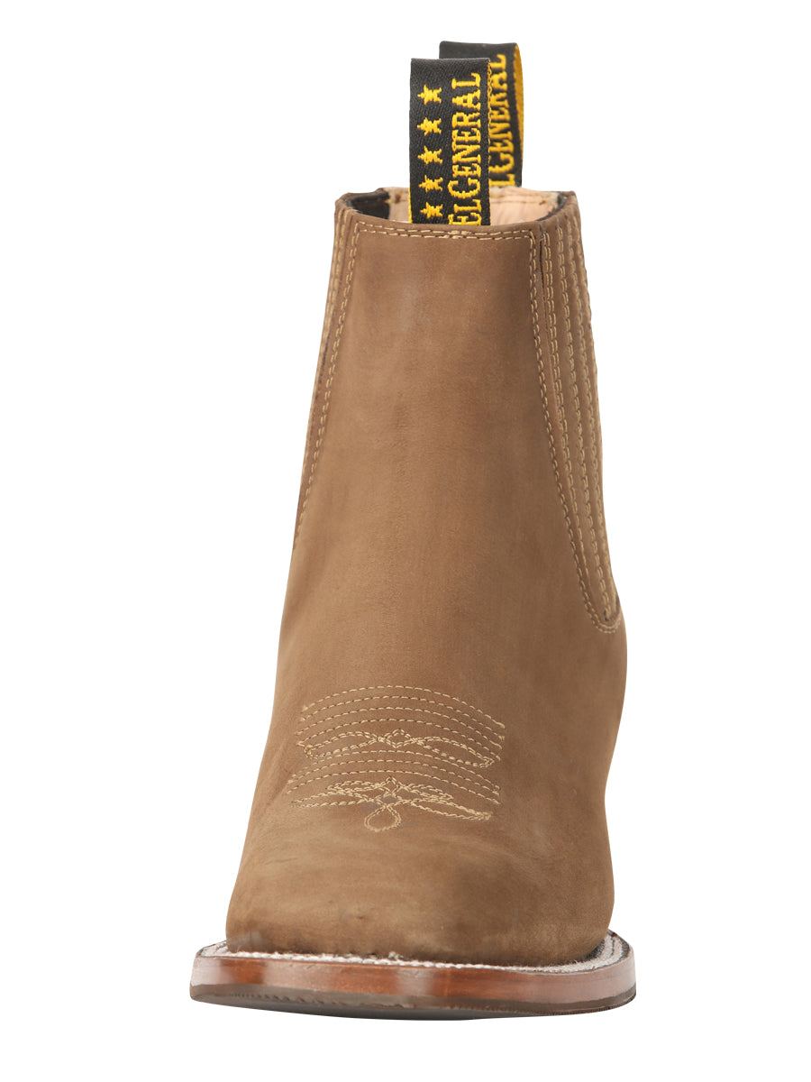El General Men's Ankle Boots - Nubuck Brown 45338