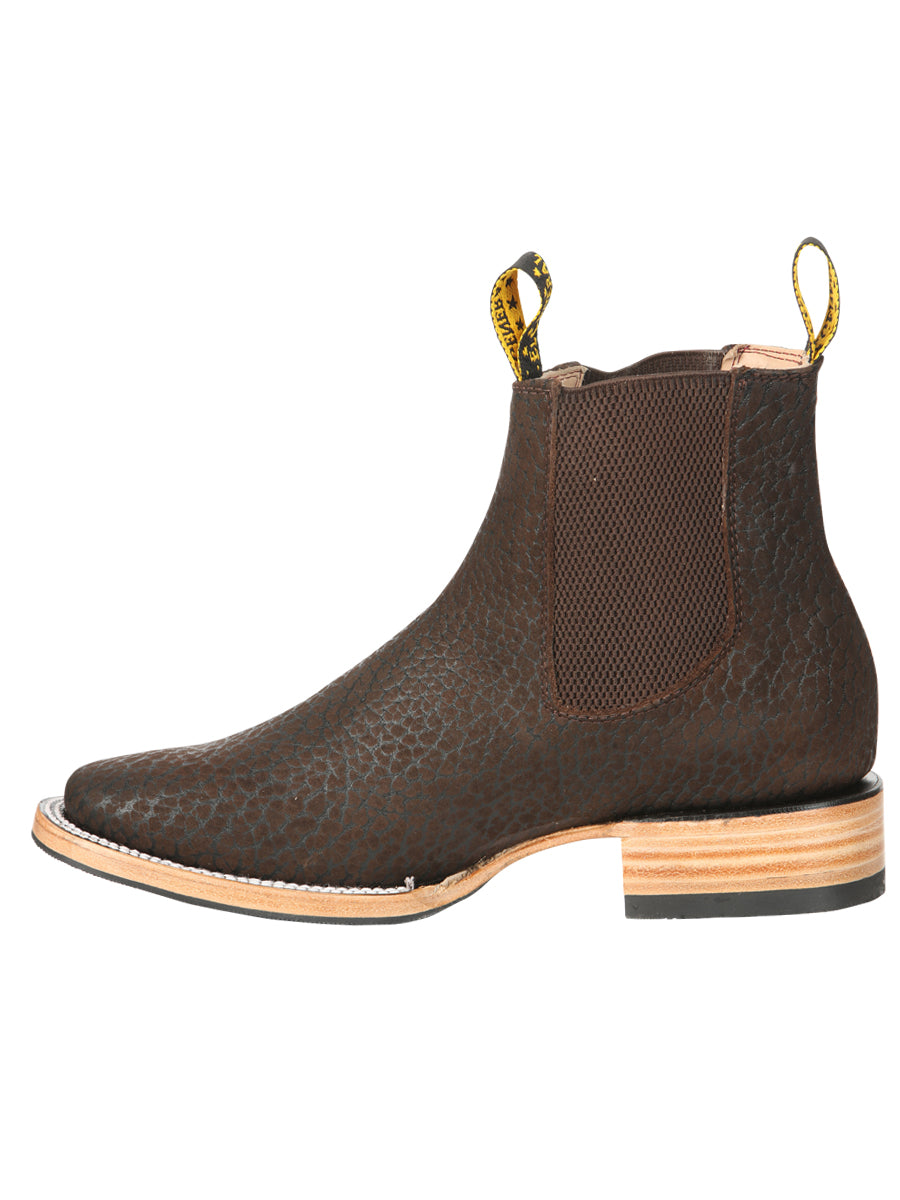 El General Men's Ankle Boots - Bull Neck Leather Mocha 45341