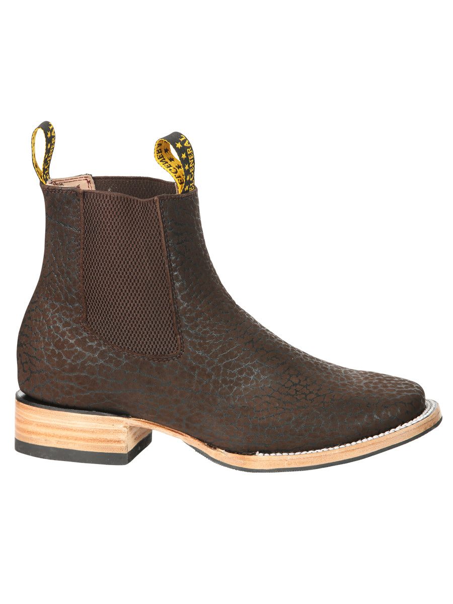 El General Men's Ankle Boots - Bull Neck Leather Mocha 45341
