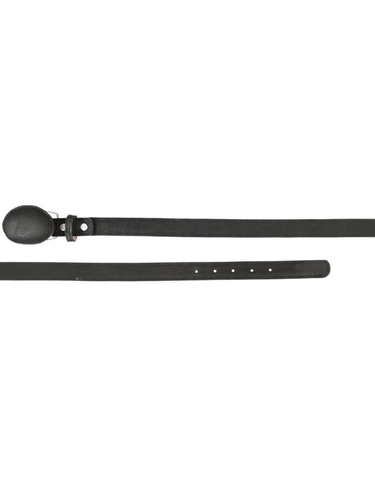 Kids Western Belt - El General Nubuck Black 45441
