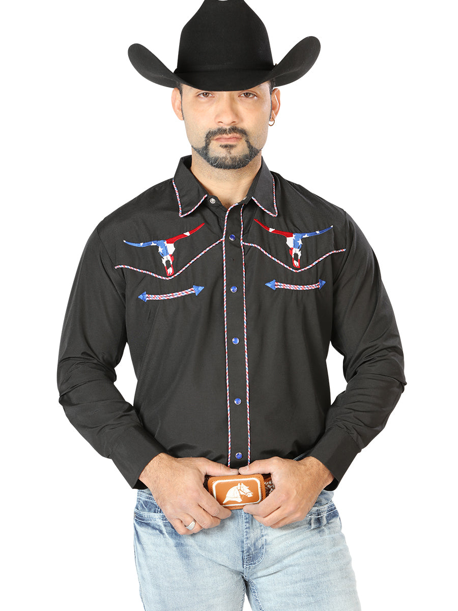 The Lord of the Skies Embroidery Shirt Black 126671