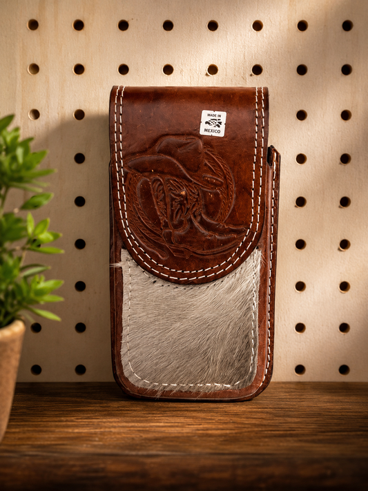 Western Heritage Leather Phone Holster