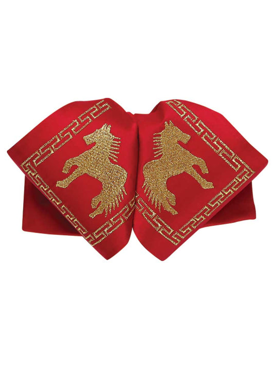 Adult
 Mexican Charro Bow Tie 100% Polyester Red/Gold 600122