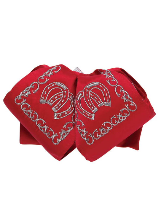 Adult 
 
Mexican Charro Bow Tie 100% Polyester Red/Silver 600128