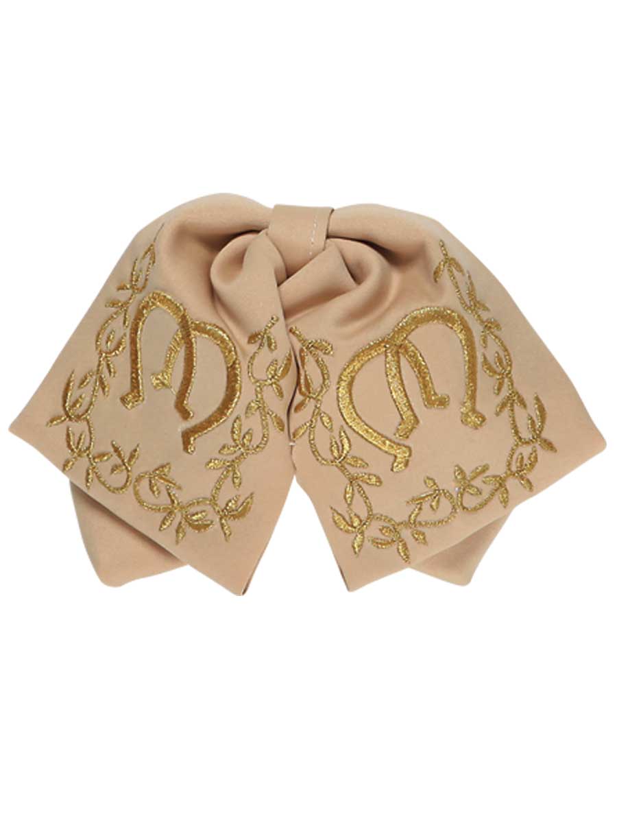 Kids
 Mexican Charro Bow Tie 100% Polyester Kakhi/Gold 600144