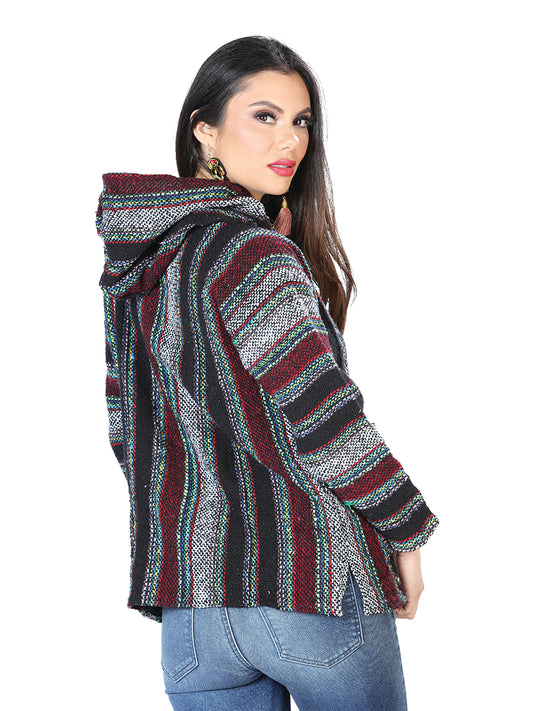 Artisanal Sweatshirt Jerga 100% Acrylan Multicolor 603852