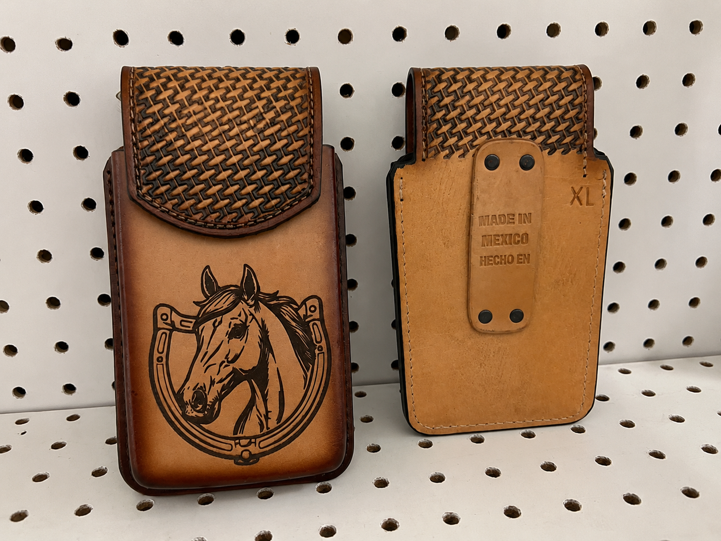 Lucky Horse Leather Phone Holster