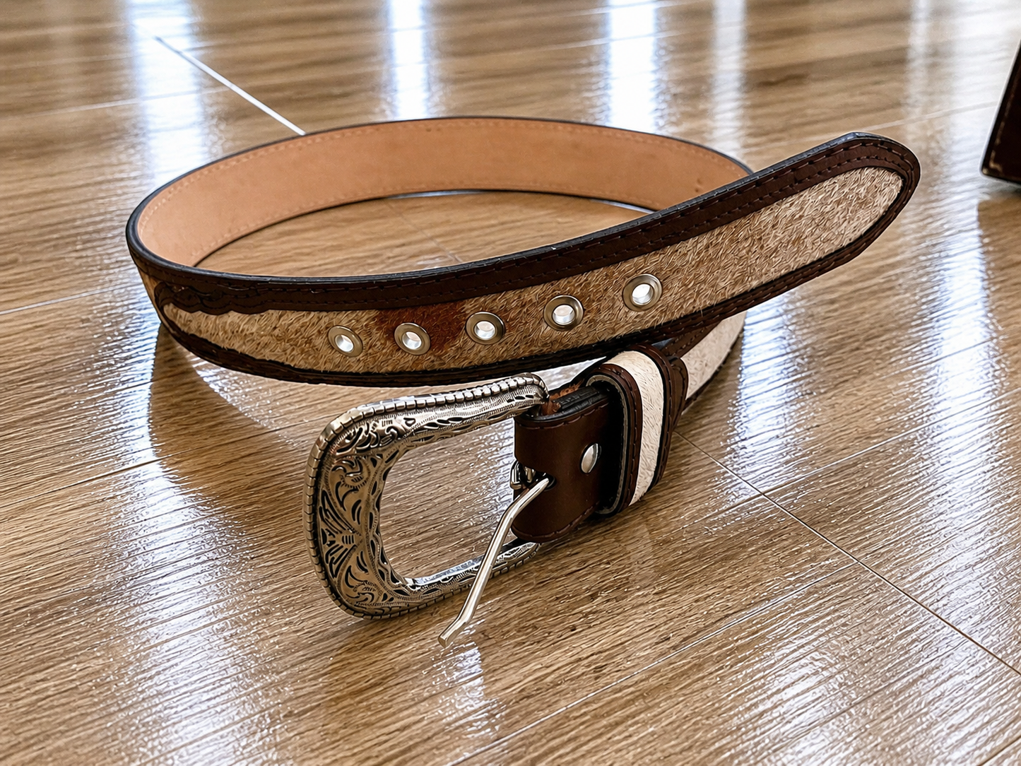 The Frontier Heritage: Hair-on-Hide Western Belt