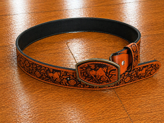 Wild Stallion Leather Belt