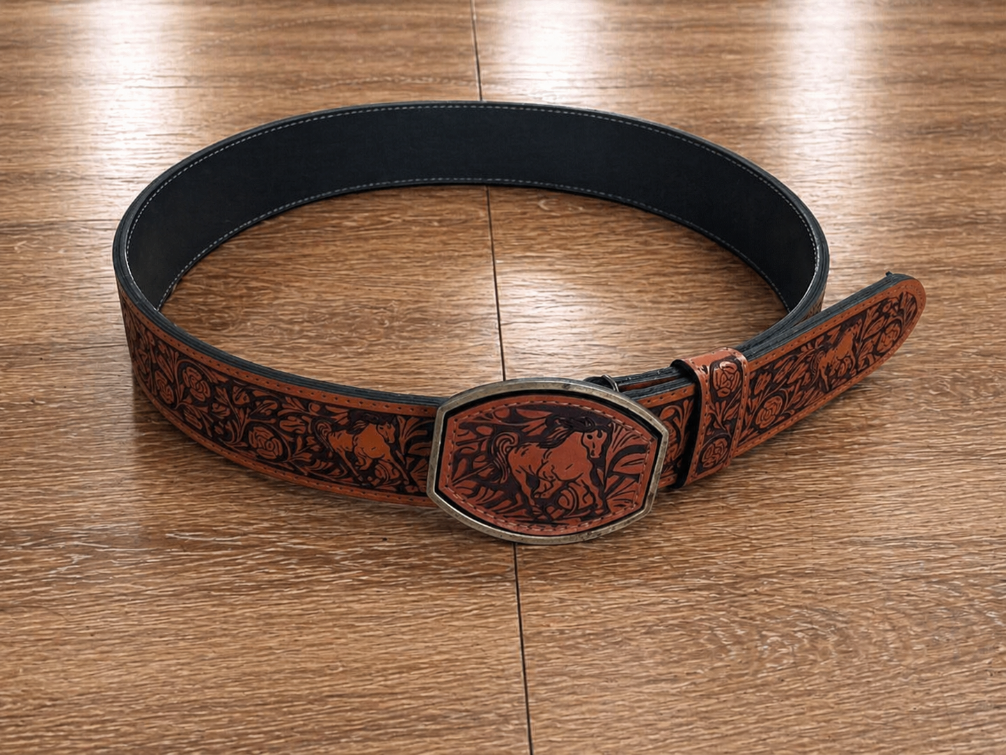 Wild Stallion Leather Belt